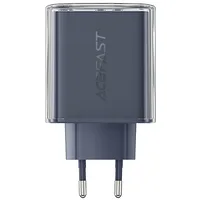 Acefast Wall charger  A45, 2X Usb-C, 1Xusb-A, 65W Pd Grey
