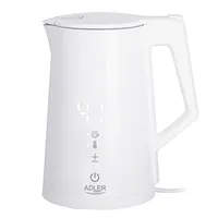 Adler Kettle Ad 1345W	 Electric 2200 W 1.7 L Stainless steel 360 rotational base White