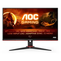 Aoc G2 Q27G2E/Bk computer monitor 68.6 cm 27 2560 x 1440 pixels Quad Hd Black, Red

