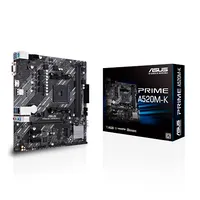 Asus Prime A520M-K Processor family Amd socket Am4 Ddr4 Memory slots 2 Supported hard disk drive interfaces M.2, Sata Number of connectors 4 Chipset A Micro Atx