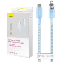 Baseus Fast Charging cable  Usb-C to Lightning Explorer Series 2M, 20W Blue
