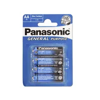 Batterie Panasonic Blau General R6 Mignon Aa 4 St.