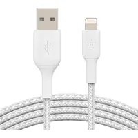 Belkin Boost Charge  Lightning - Usb-A cable braided, 1M, white Caa002Bt1Mwh
