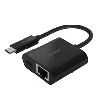 Belkin Usb-C to Ethernet  Charge Adapter Inc001Btbk