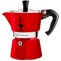 Bialetti Red Moka Espresso Coffee Maker
