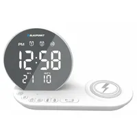 Blaupunkt Fm Pll clock radio/ALARM/USB/CR85WH Charge/Wireless charging/Indoor/outdoor temperature/white/CR85WH Charge
