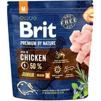 Brit Premium by Nature Junior M Chicken - dry dog food 1 kg
