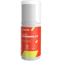 Canyon Cleaning Kit, Screen Spray  microfiberSpray for screens and monitors, complete with microfiber cloth. Shrink wrap, 200Ml 18X18 cm microfiber, 55X55X145Mm 0.208Kg