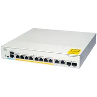 Cisco Catalyst 1000-8P-2G-L Network Switch, 8 Gigabit Ethernet Gbe Poe Ports, 670W Budget, two 1 G Sfp/Rj-45 Combo Fanless Operation, Enhanced Limited Lifetime Warranty C1000-8P-2G-L
