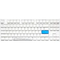 Ducky One 2 Tkl Pbt Gaming Keyboard, Mx-Black, Rgb Led - White