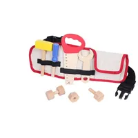 Ecotoys toolbelt with wooden tools