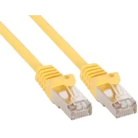 Fujtech Inline Cat5E Sf / Utp network cable, 0.5 m, yellow 72550Y
