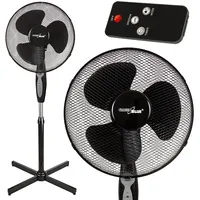Greenblue Gb580 Floor fan 40W with 3 levels of airflow 1.25M high 1.5M cable remote control and timer up to 7.5H Gb580
