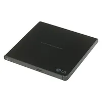 H.l Data Storage Ultra Slim Portable Dvd-Writer Gp57Eb40 Interface Usb 2.0 DvdR/Rw Cd read speed 24 x write Black Desktop/Notebook