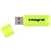 Integral 32Gb Usb2.0 Drive Neon Yellow Usb flash drive Type-A 2.0
