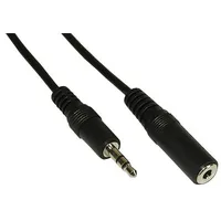 Intos Inline 3.5Mm male to female audio extension cable, 1 m 99934

