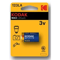 Kodak Max Lithium 123 La 3V Single-Use Battery