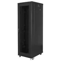 Lanberg Rack Cabinet 19 Free-Standing 42U/800X800 Flat Pack With Mesh Door Black