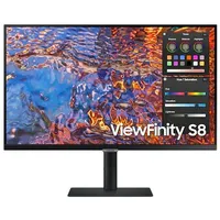Lcd Monitor Samsung Viewfinity S8 32 Business/4K Panel Ips 3840X2160 169 60Hz 5 ms Swivel Pivot Height adjustable Tilt Colour Black Ls32B800Pxpxen