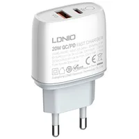 Ldnio Wall charger  A2424C Usb, Usb-C 20W - Lightning Cable
