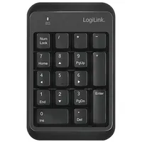 Logilink Wireless keypad, Bluetoo th v5.1 , black
