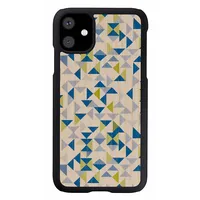 Man And Wood Smartphone case iPhone 11 blue triangle black