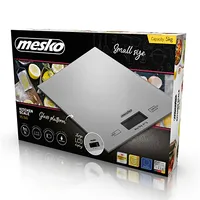 Mesko Kitchen Scales Ms 3145 Maximum weight Capacity 5 kg Graduation 1 g Display type Lcd Silver