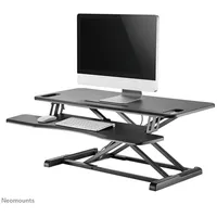 Neomounts Sit-Stand Desktop Workstation  - Black workplace height adj