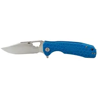 No name Honey Badger Clippoint Small Blue Knife Hb4078
