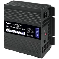 Qoltec Charger for Lifepo4 Agm Gel Sla batteries, 50A
