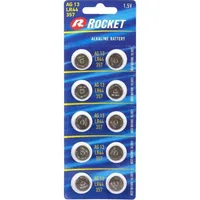 Rocket Ag13-10Bb Blister Pack 10Pcs.