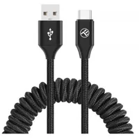 Tellur Data cable Extendable Usb to Type-C 3A 1.8M black