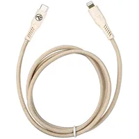 Tellur Green Data Cable Type-C To Lightning 2.4A Pd20W 1M nylon cream