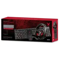 Varr Vg4In1Set01 Pro Gaming 4In1 Set / Keyboard Mouse Headset Pad Eng
