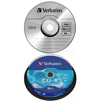 Verbatim Blank Cd-R 700Mb 1X-52X Extra protection / 10 Pack Spindle