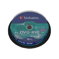 Verbatim Dvd-Rw 120Min 4.7Gb 4X10 pack