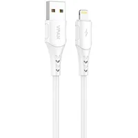 Vipfan Usb to Lightning cable  Colorful X12, 3A, 1M White
