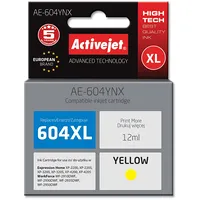 Activejet Ae-604Ynx printer ink for Epson Replacement 604Xl C13T10H44010 yield 350 pages 12 ml Supreme yellow
