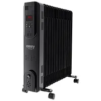 Adler Electric oil heater with remote control Camry Cr 7814 13 fins, 2500 W black
