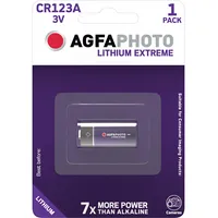 Agfa Photo Agfaphoto Battery  Lithium, Photo, Cr123A, 3V - Retail Blister 1-Pack