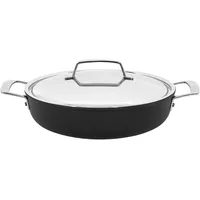 Ballarini Deep titanium frying pan with 2 handles and lid Demeyere Alu Pro 5 - 28 cm
