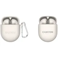 Canyon Tws-6, Bluetooth headset, with microphone, Bt V5.3 Jl 6976D4, Frequence Response20Hz-20Khz, battery Earbud 30Mah2Charging Case 400Mah, type-C cable length 0.24M, Size 644826Mm, 0.040Kg, B