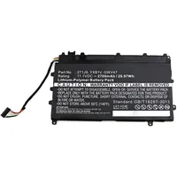 Coreparts Laptop Battery for Dell 24Wh  Li-Pol 11.1V 2200Mah Black,