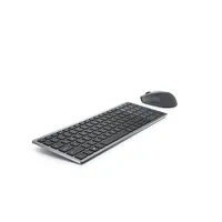 Dell Keyboard and Mouse Km7120W Set Wireless Batteries included Nord connection Numeric keypad Titan Gray Bluetooth