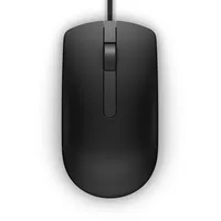Dell Ms116 Usb Wired Mouse Ms116, Ambidextrous, Optical, 