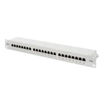 Digitus Patch Panel Dn-91524S White 48.2 x 4.4 10.9 cm Category Cat 5E Ports 24 Rj45 Retention strength 7.7 kg Insertion force 30N max