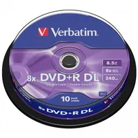 DvdR 8.5Gb Verbatim 8X Dl 10 Cb 43666