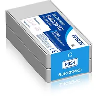 Epson Ink Cyan Sjic22PC cartridge for 