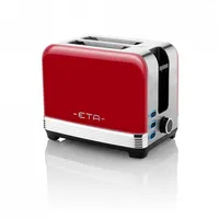 Eta Retro style toaster 916690030 Thick, red
