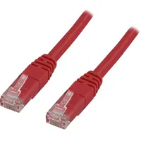 Fujtech Deltaco Cat5E U / Utp network cable, 1 m, red R1-Tp
